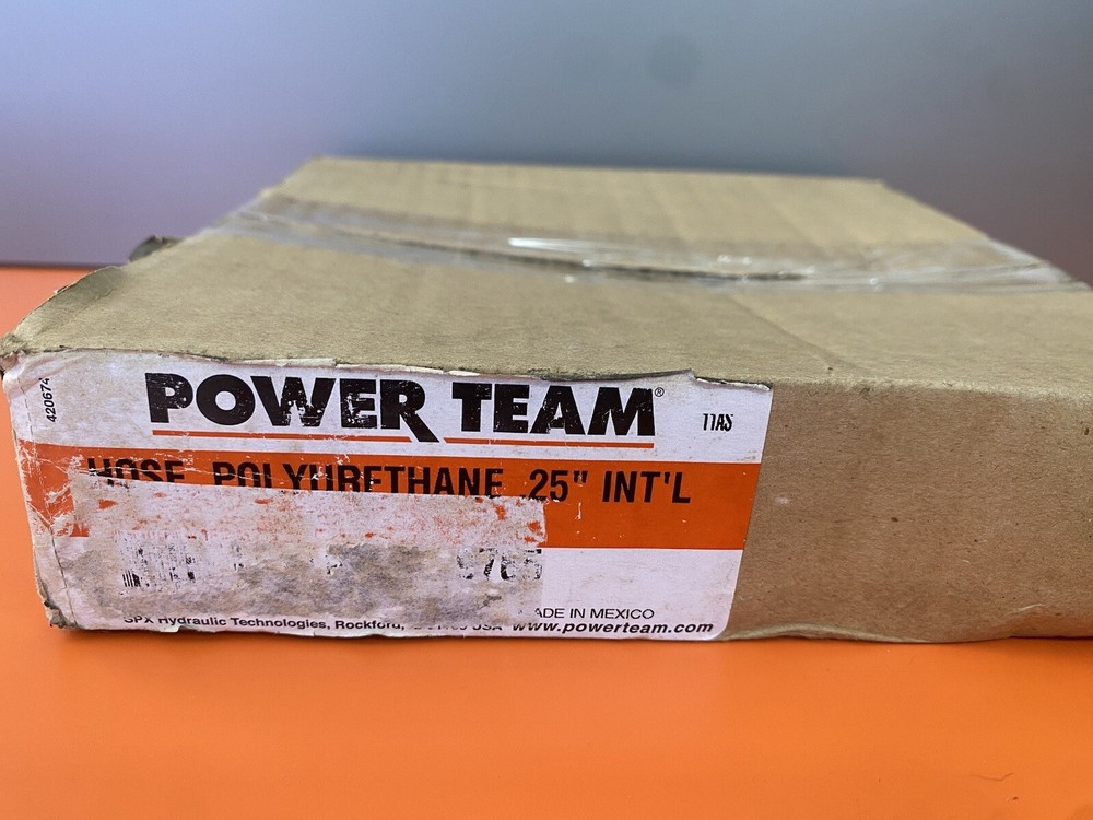 Power Team Hose Polyurethane .25” Int’l 2000PSI 9765
