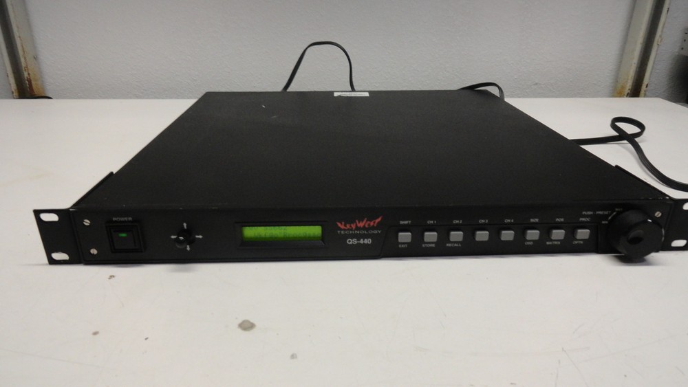 Keywest Quad Split Multiple Input Display Resizing Device QS-440