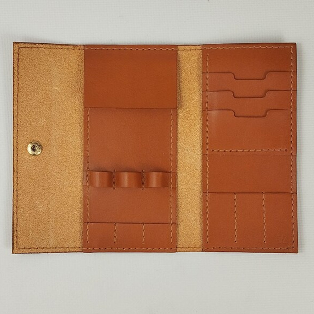 Personalised "Pull up"Soft Leather Dart Case Handmade Natural Smart Dart Case