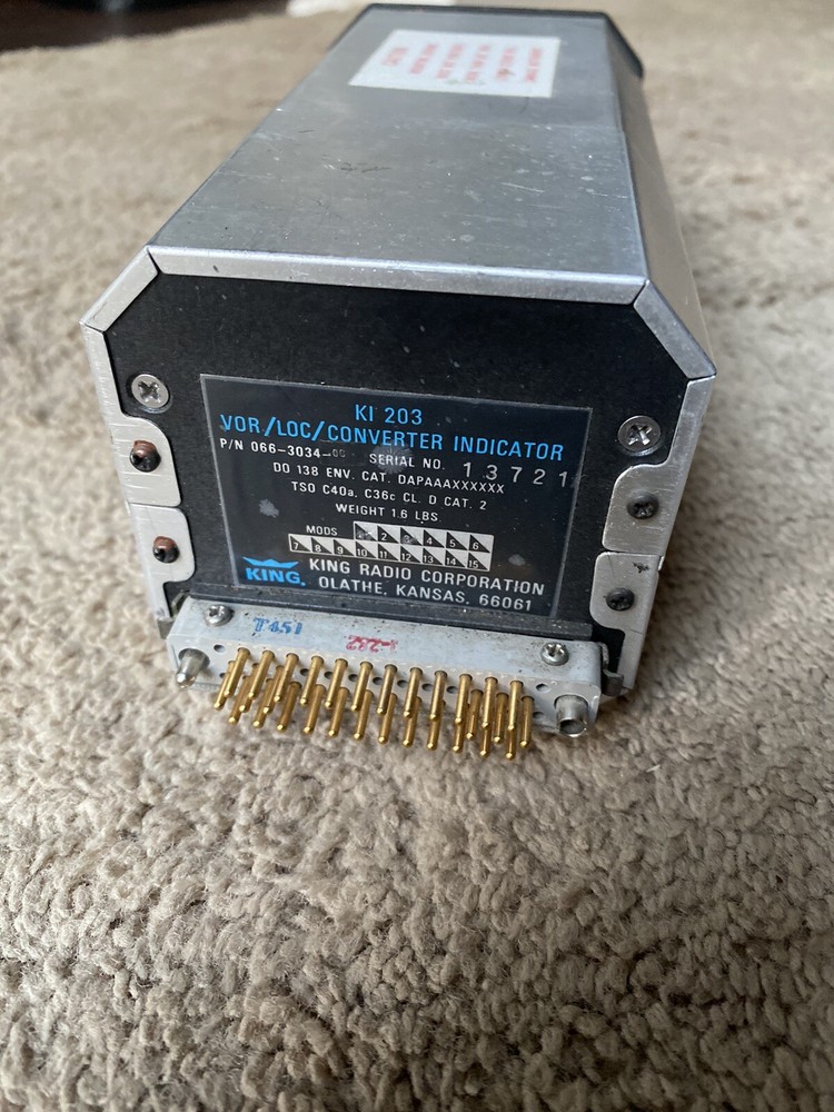 King KI 203 VOR/LOC/ Converter Indicator