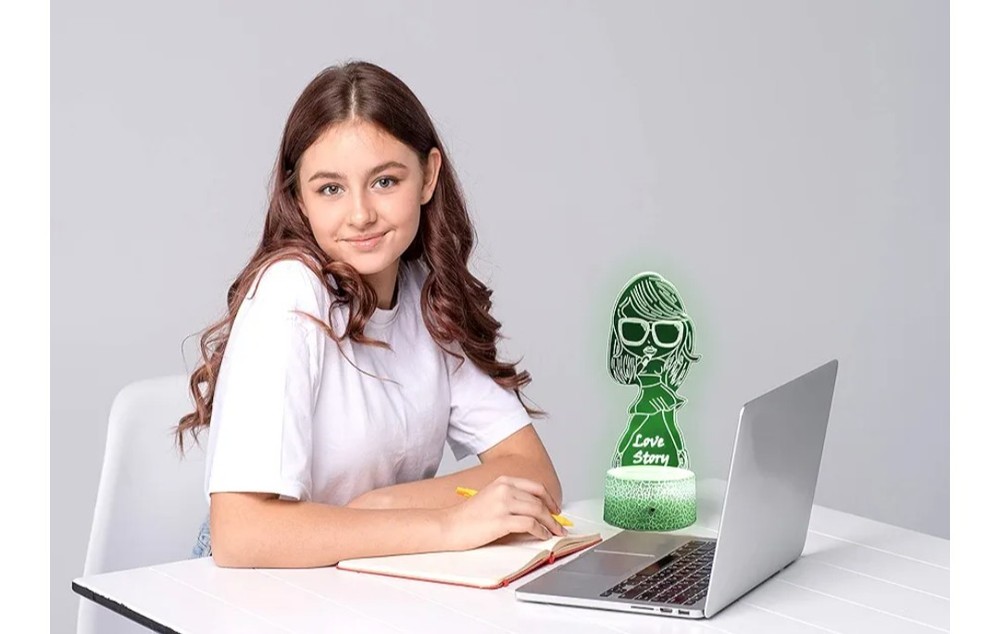 3D LED Night Light with Remote Control