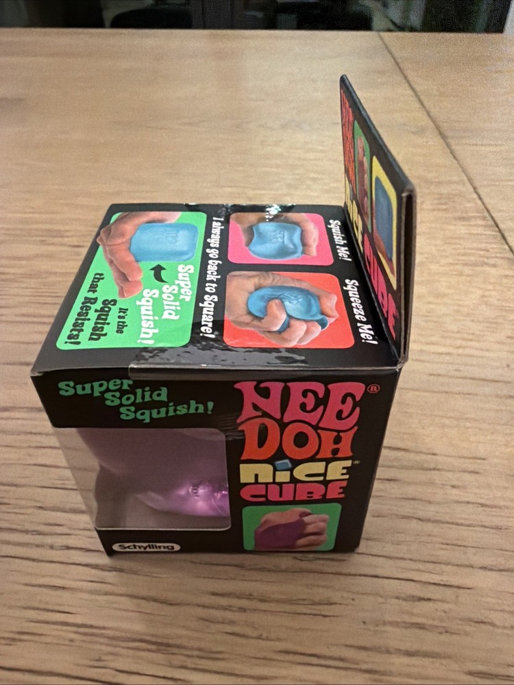Nee Doh Nice Cube Super Solid Squishy Stress Relief Toys Purple 💜