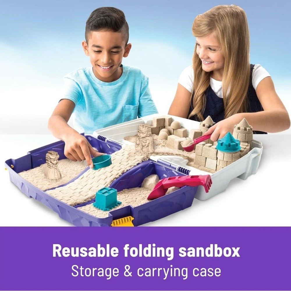 Folding Kinetic Sand Box Activity Kit