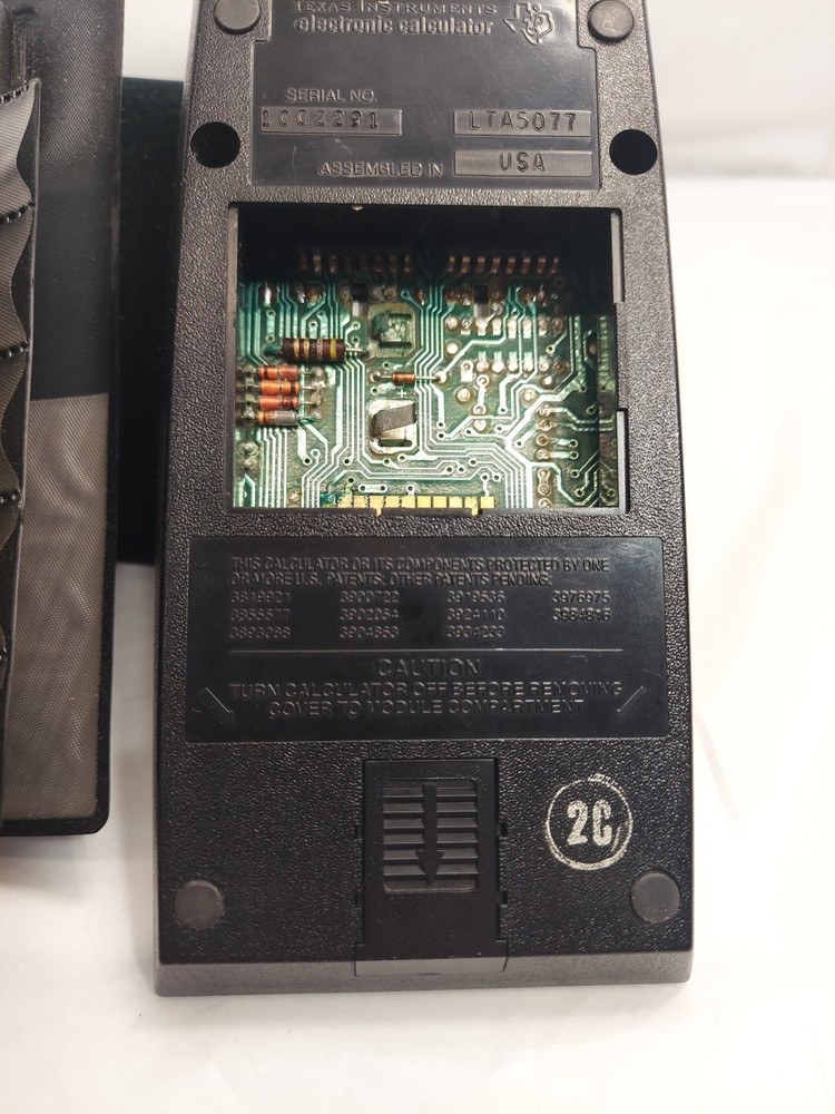 Vintage Texas Instruments TI-58 Programmable Calculator Master Library Module 1