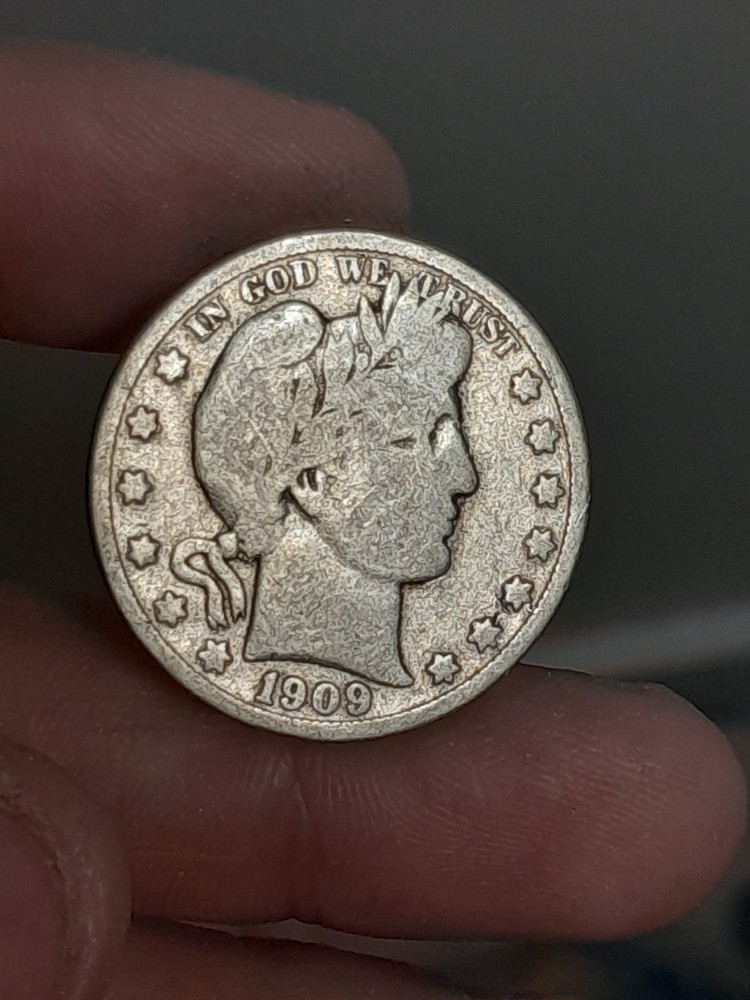 1909- S Barber Half Dollar #3