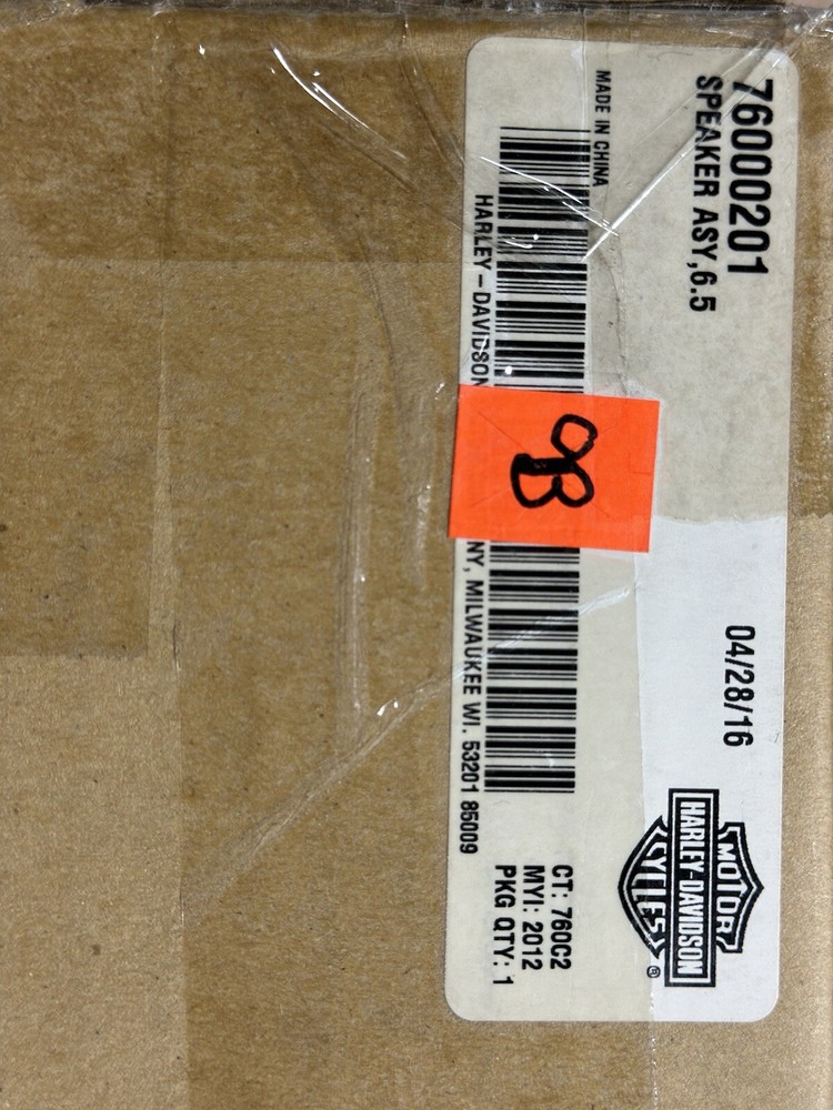 76000201 Harley Davidson Audio System Speaker