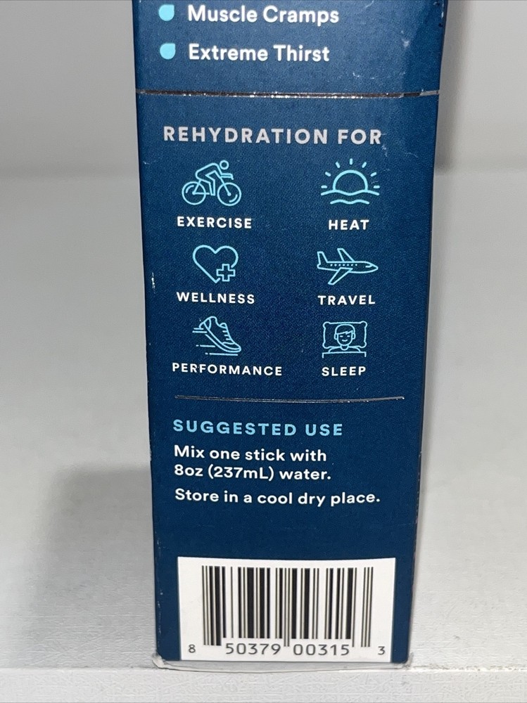 Hydration Supplement With Electrolytes, Grape, Sealed