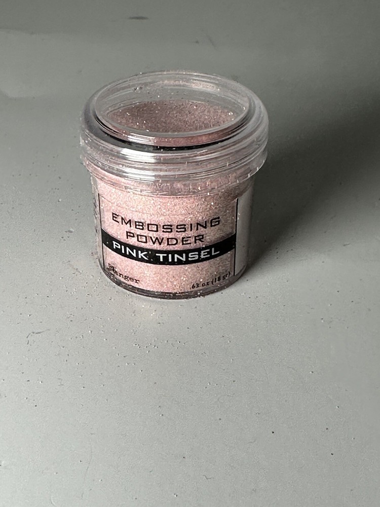 Ranger Embossing Powder-Pink Tinsel