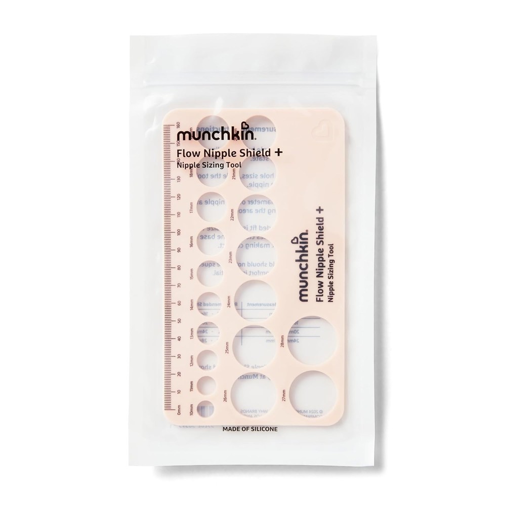 Flexible Nipple Ruler - Essential Sizing Tool for Mothers Using Shields & Pumps