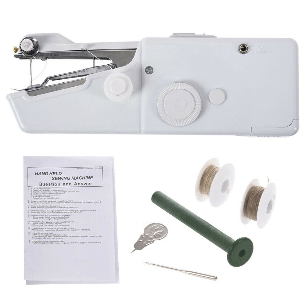 Handheld Sewing Stitch Needlework Cordless Cloth Fabric Electric Sewing Machine