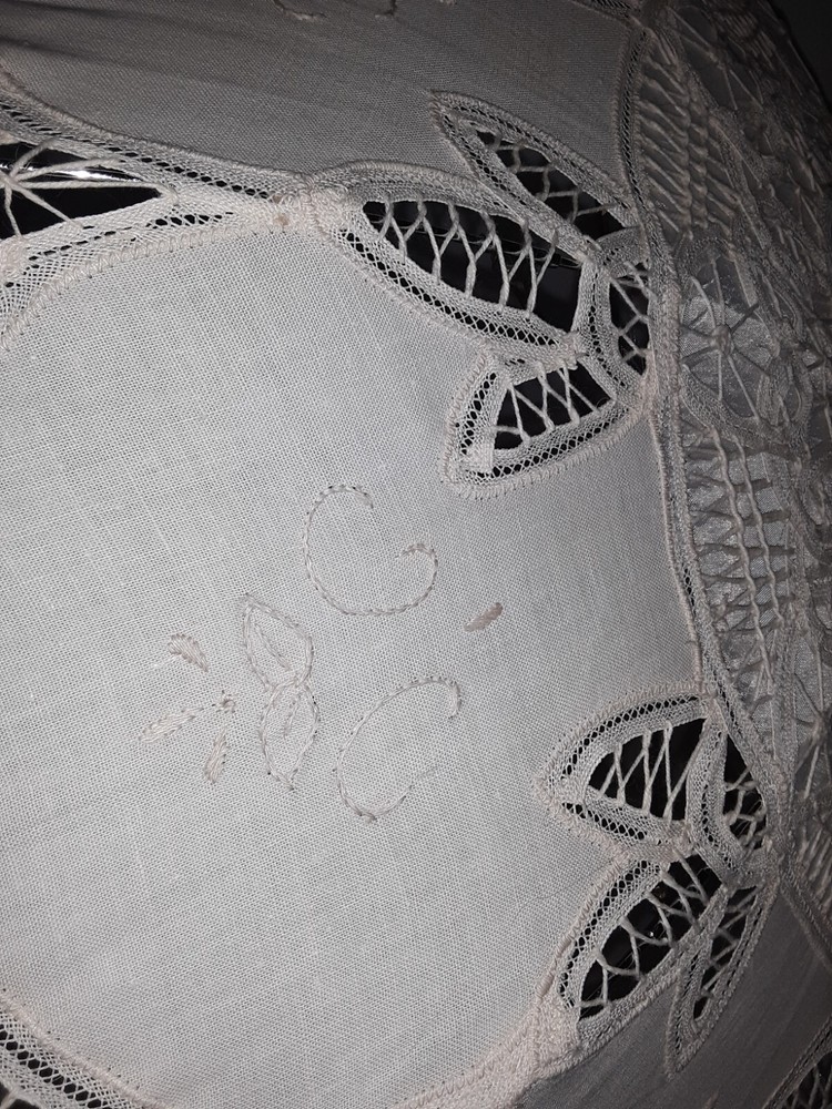 Vintage Parasol Embroidered Lace
