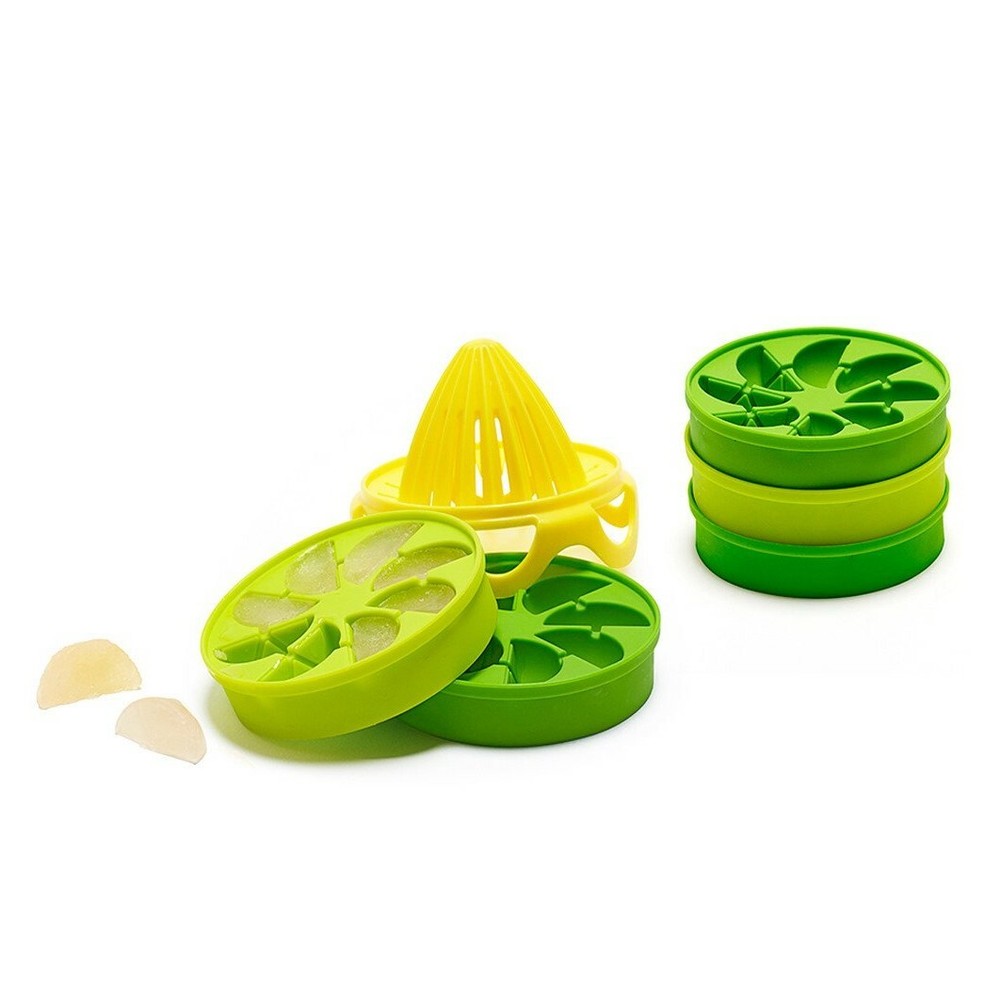 Full Circle Lemon Drops 6pc Citrus Ice Cube Tray / Mold Infuser Party Pack Set