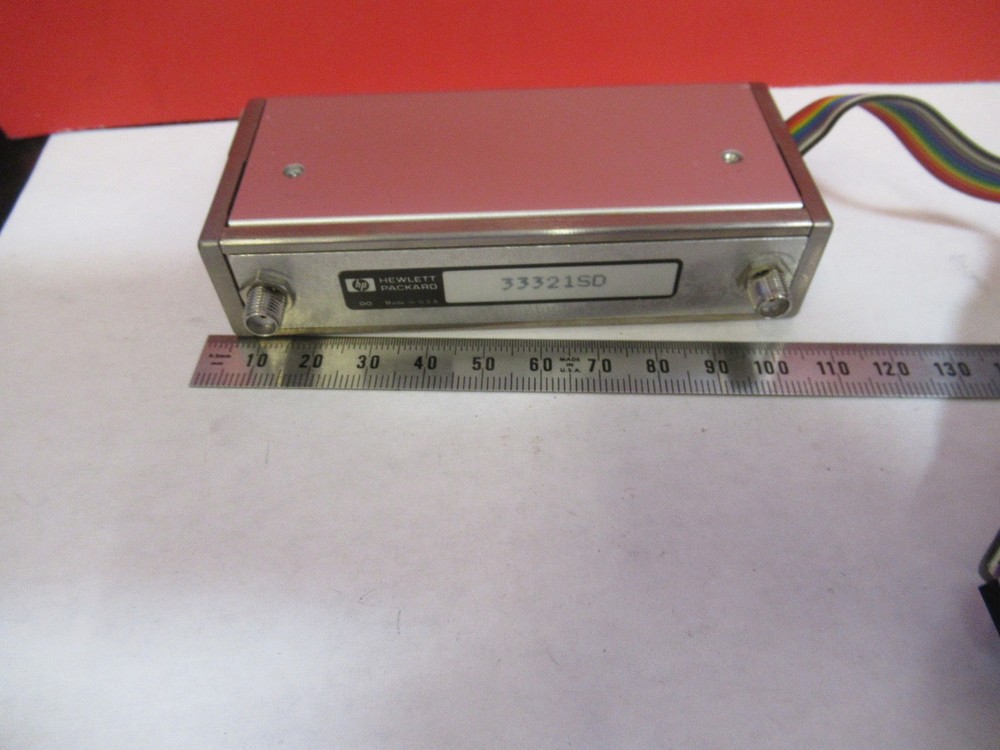 HP 33321SD VARIABLE ATTENUATOR HEWLETT PACKARD MICROWAVE FREQUENCY RF IL-6-C