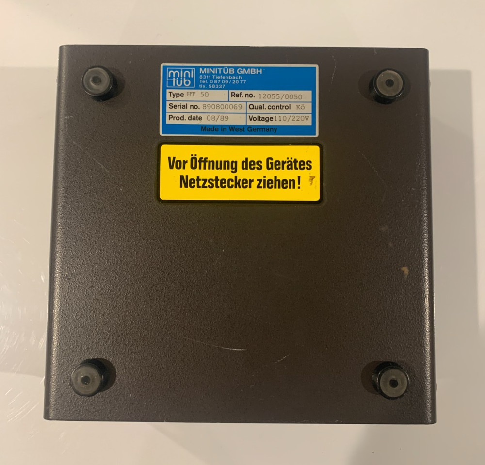 Minitub HT 50 Heated Stage Controller for Inverted Microscope, without stage!!