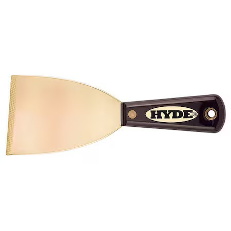Hyde 02420 Scraper, Stiff, 3", Brass