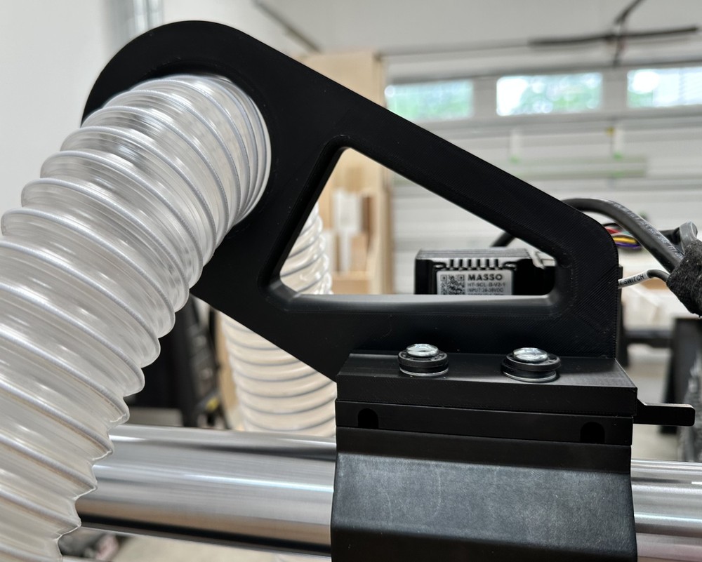 Onefinity Elite CNC Dust Hose Bracket: 3D Printed Support Mount