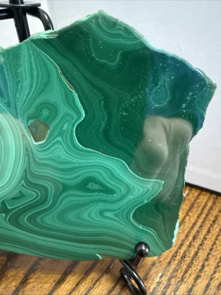 Malachite Slab With Stand