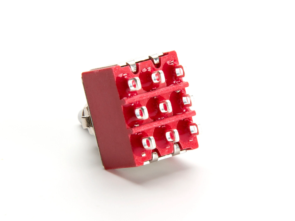 Carling Mini Toggle Switch, 3PDT