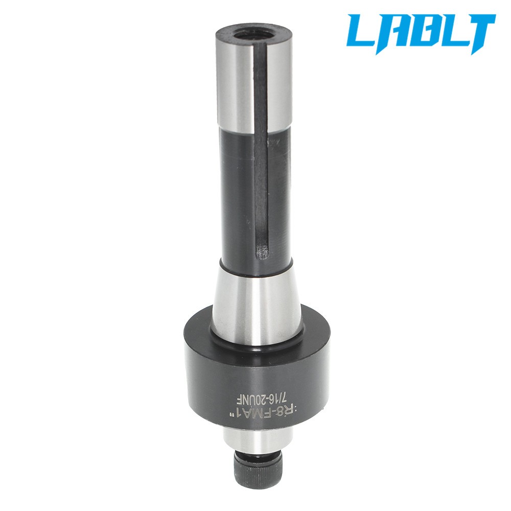 LABLT 1" R8 Shank Shell Milling Arbor Adapter Holder Hardened