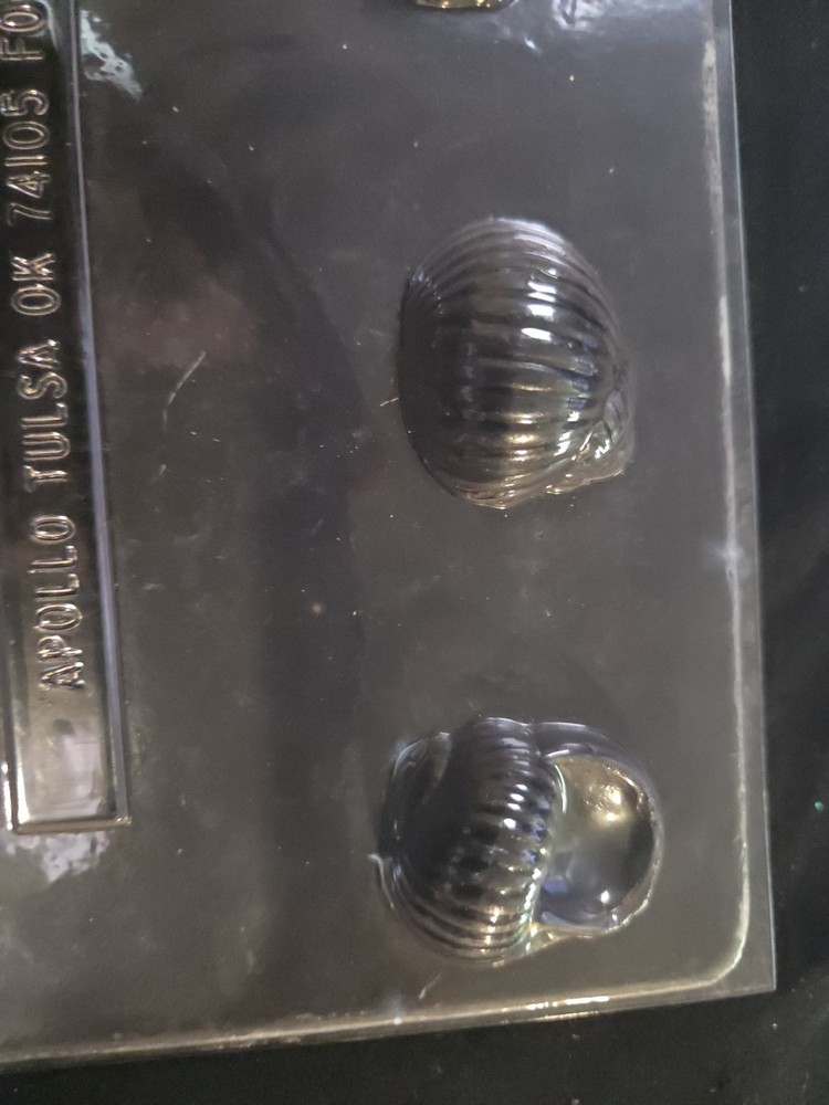 Vintage Candy Mold Shape Shells Plastic
