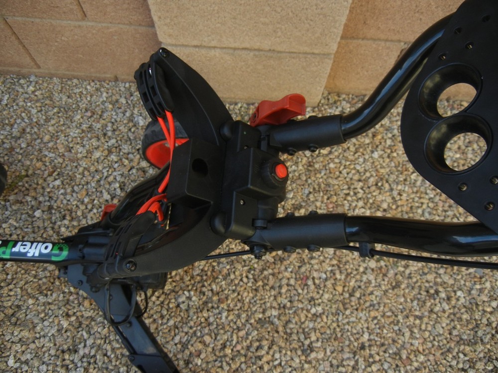 GOLFERPAL Easy Pal 4-Wheel Push / Pull Golf Bag Cart, Auto-Folding - PLEASE READ