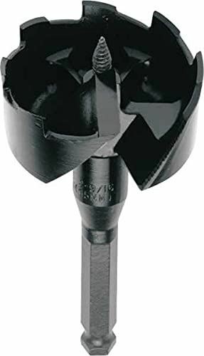 Wood Drilling Bit, 1-1/8In.Dia, Self Feed