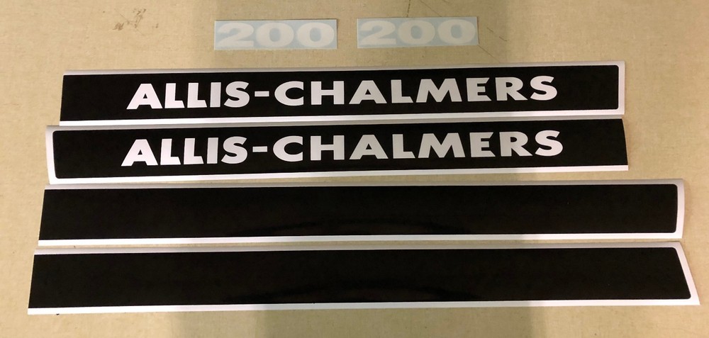 Allis Chamler 200 hood decals
