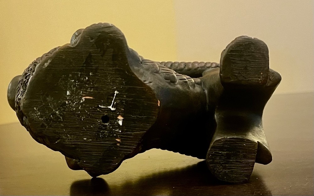 Terra Cotta Dragon Dark Brown Incense Holder