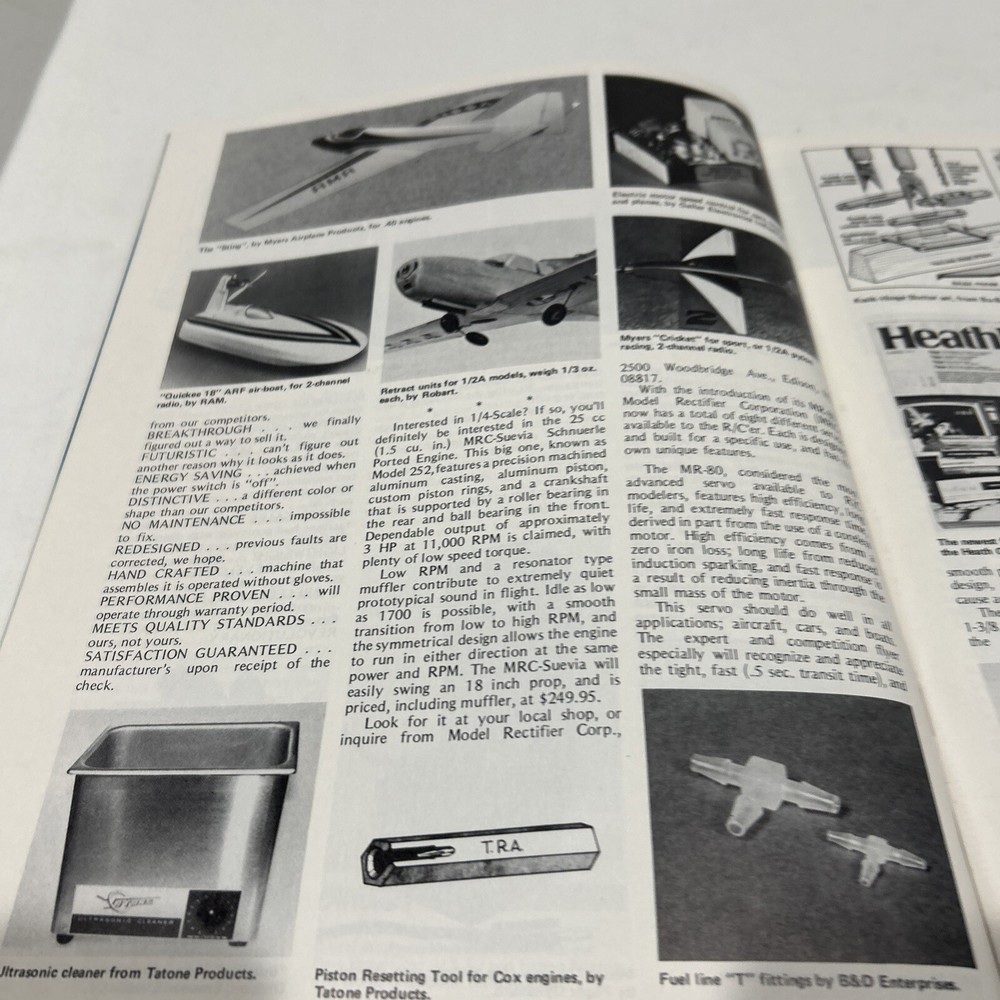 Vintage Model Builder Magazine August 1977