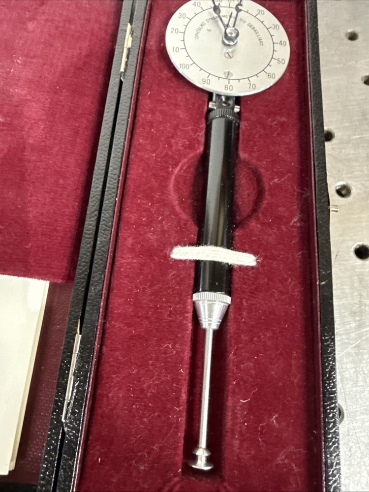 Vintage Bailliart Ocular Dynamometer Bailliartw/ Case - Works!