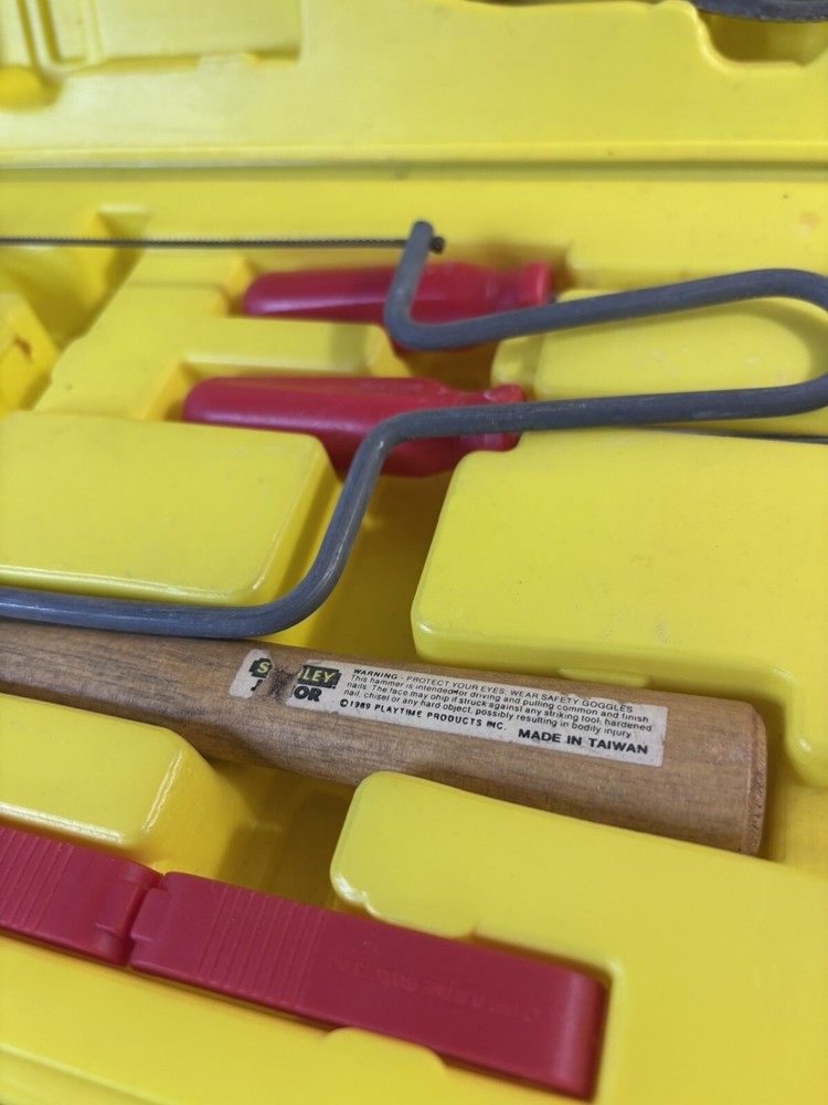 Vintage Stanley Junior Mini Portable Tool Box