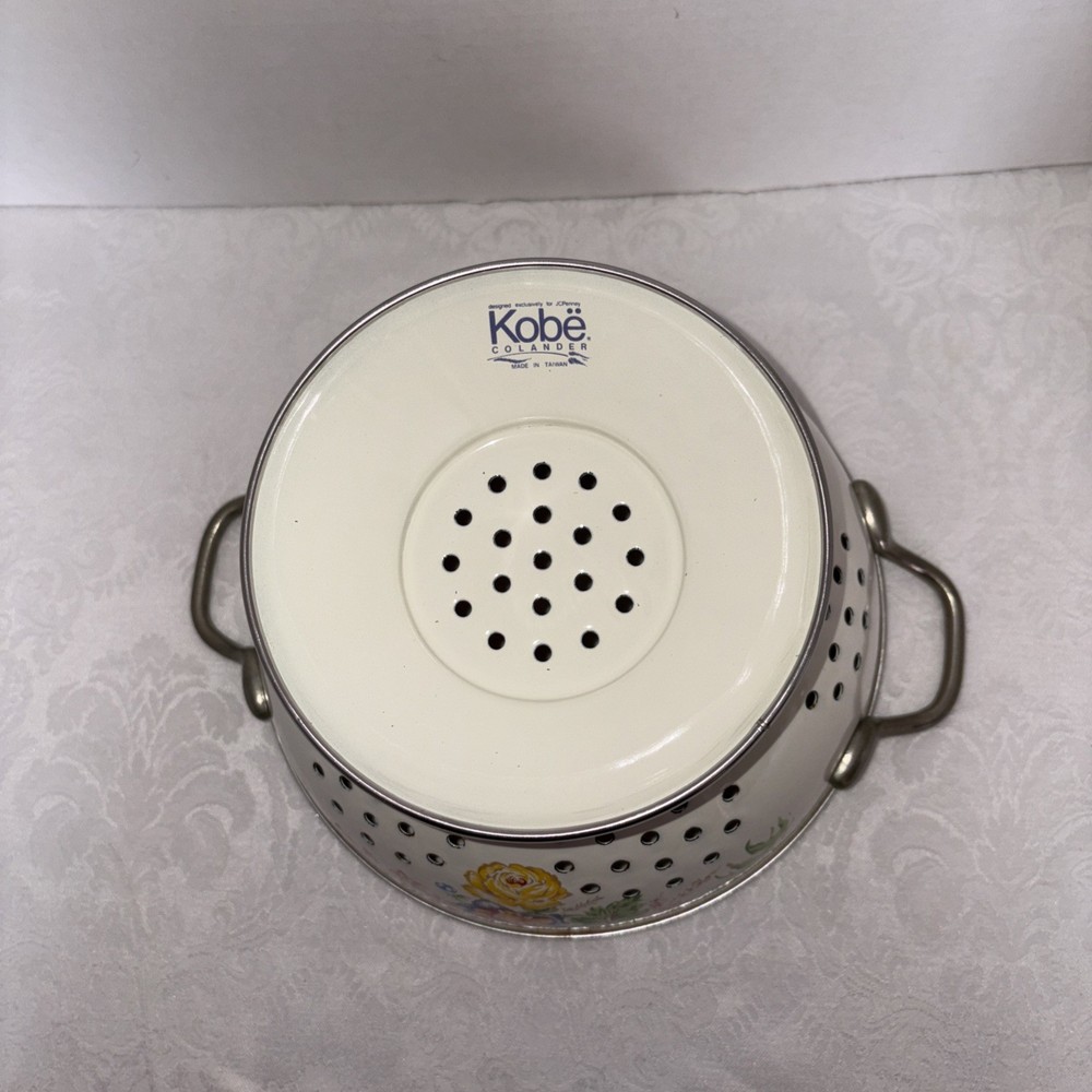 Kobe Colander, Floral Pattern , JC Penney