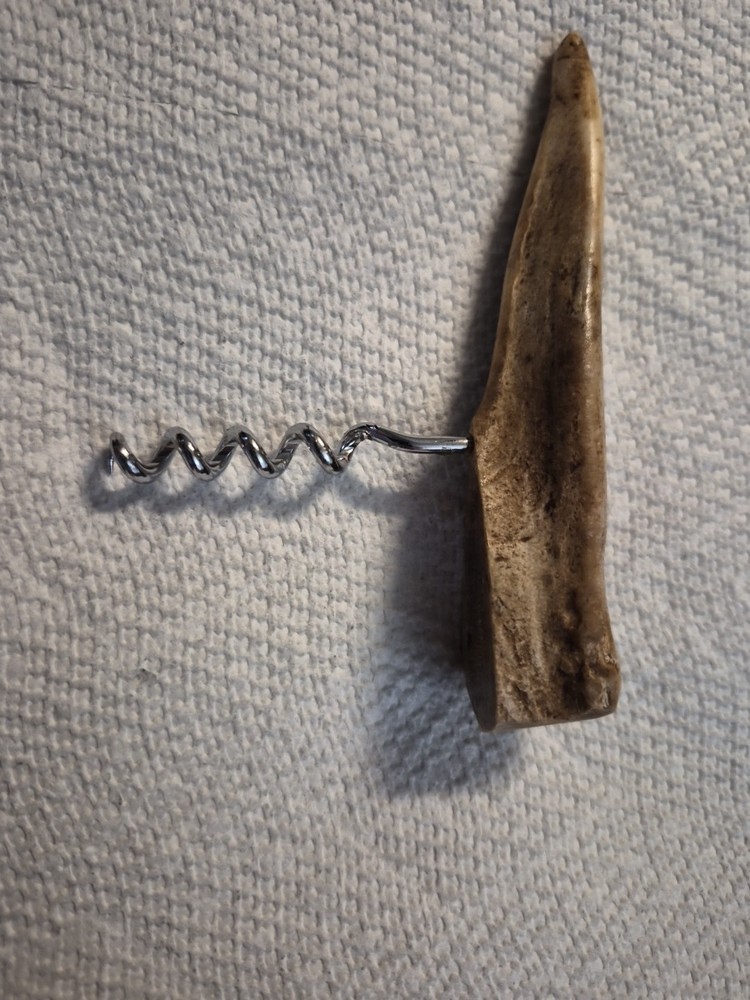 Bone Antler Corkscrew Wine Bottle Opener