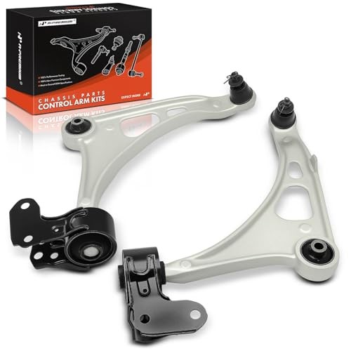 2 x Front Lower Control Arm, with Ball Joint & Front Left and Right Wheels