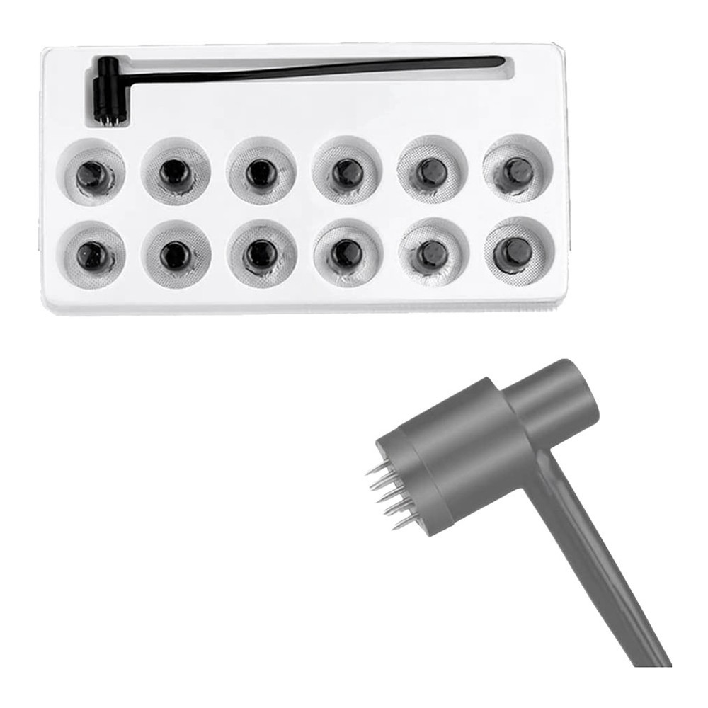 1BOX (12PCS)7 Star Needle &  Dermal Hammer,  Needle8373
