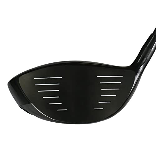 Golf Driver for Beginner and 10.5 Degrees, Black Head Senior Graphite Right