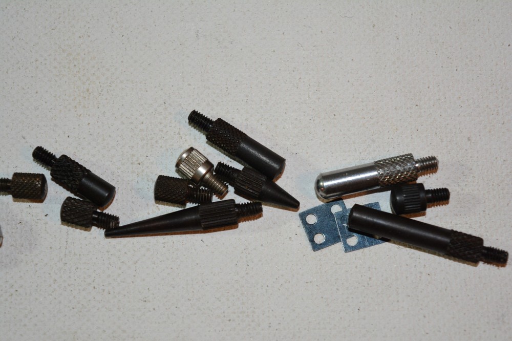 Lot of Machinists Dial Indicator end points, hardware