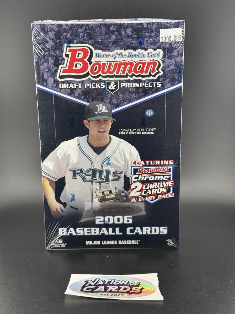 2006 Bowman Draft Picks & Prospects Baseball Hobby Box Sealed Kershaw RC Year