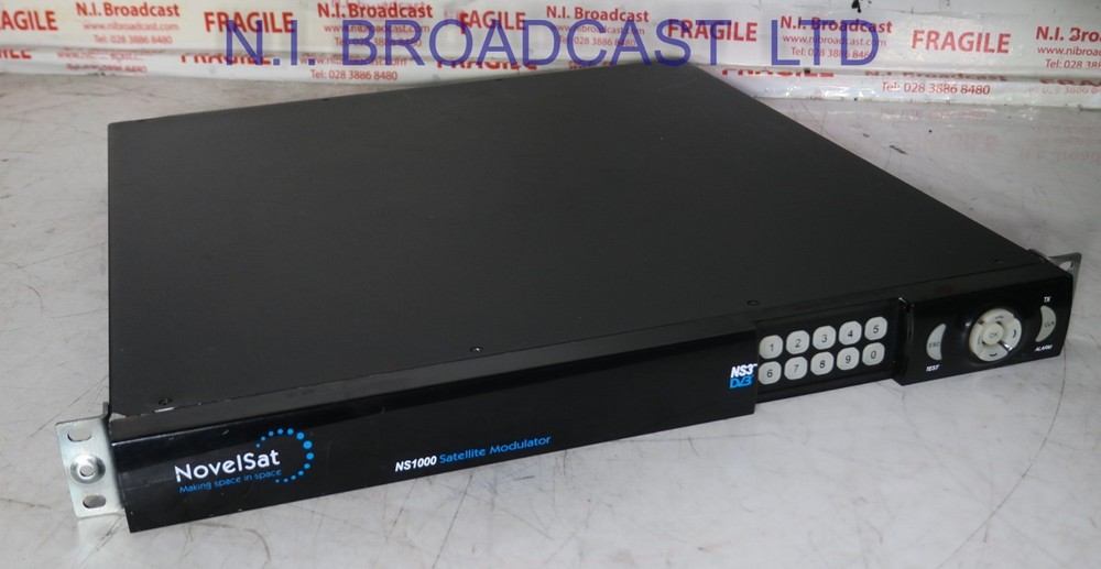 Novelsat ns1000 satellite modulator , Gbe IF, ASI etc