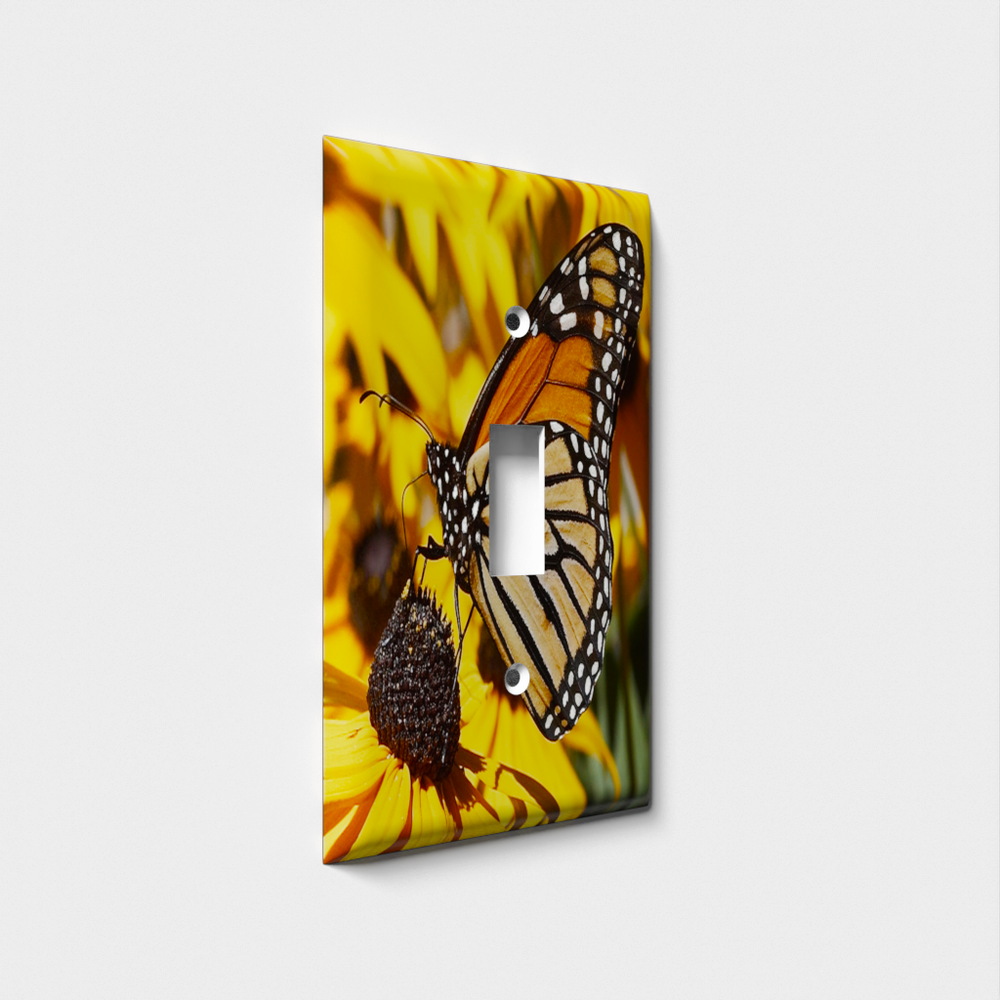 SnazzySwitch Monarch Decorative Light Switch Plate Cover
