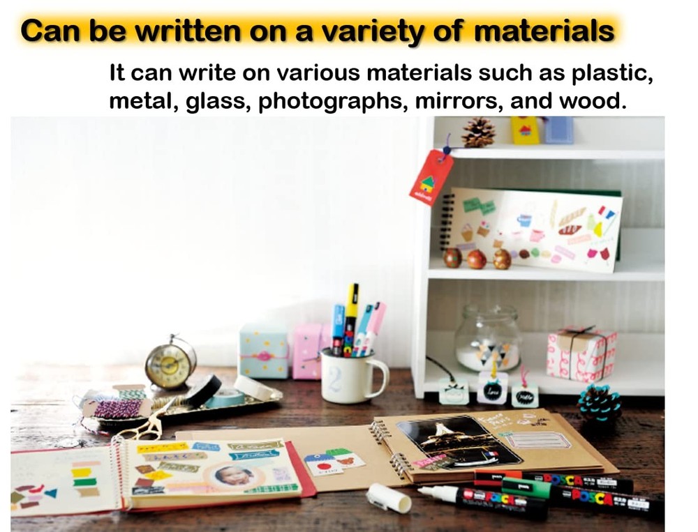 UNI POSCA PC-17K"FULL RANGE ALL 8 COLOURS"