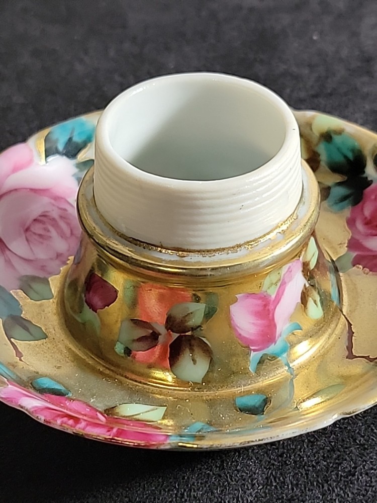 Nippon Match Strike, Unmarked, Hand Painted Roses