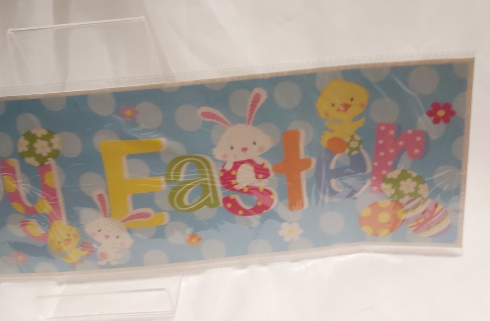 Happy Easter Decorative Celebration Banner New