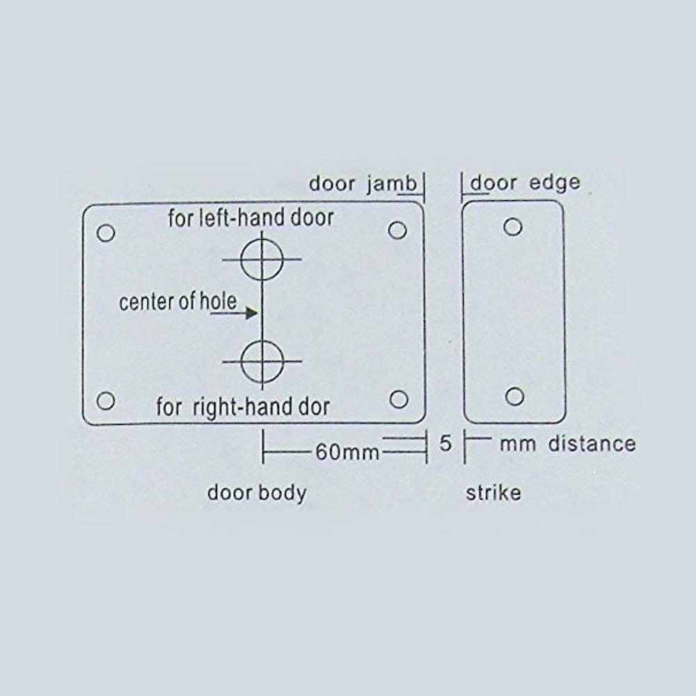 Upgrade Version AMOCAM Electric Electronic Door Lock 6pcs Computerized Doted ...