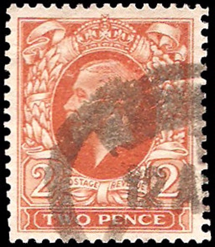 Great Britain #213b Used Sideways watermark