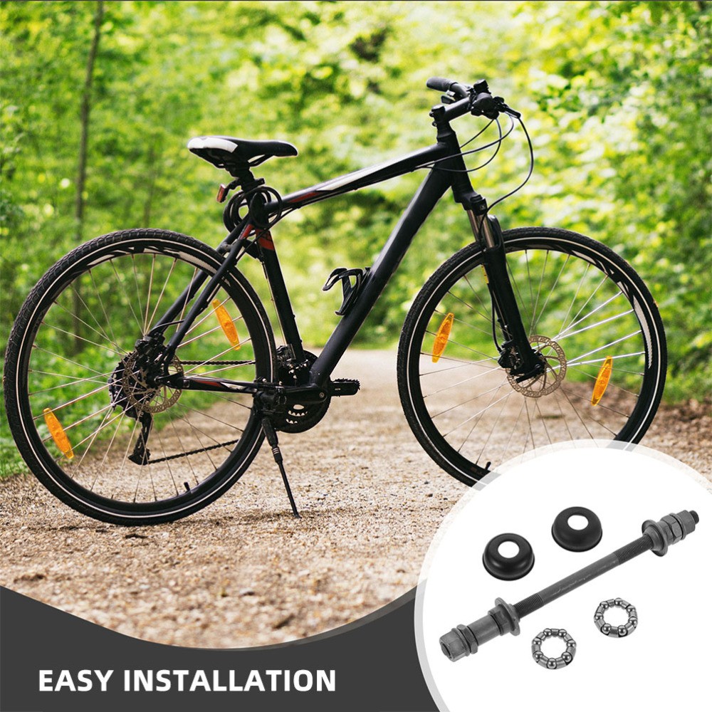 Bike Axle Replacement Front Kit Bicycle Bundle Quick Release Wheel Hub