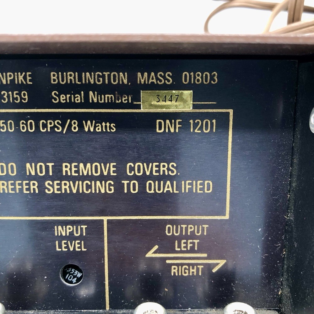 1970s Burwen DNF 1201 Dynamic Noise Filter /b