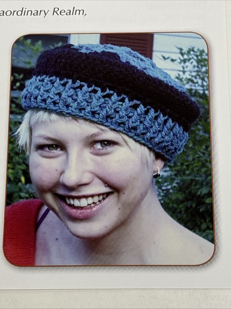 Lacy Crown Beret Crochet Pattern Card Page