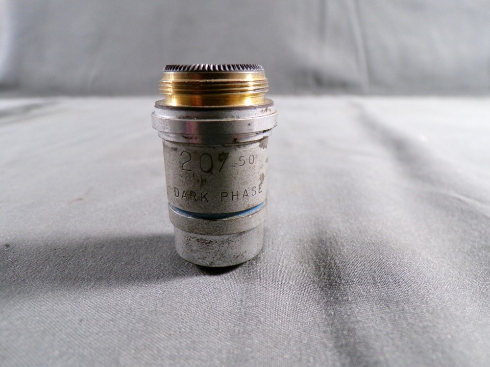 AO 20X/.50 DARK PHASE PLAN ACHRO MICROSCOPE OBJECTIVE