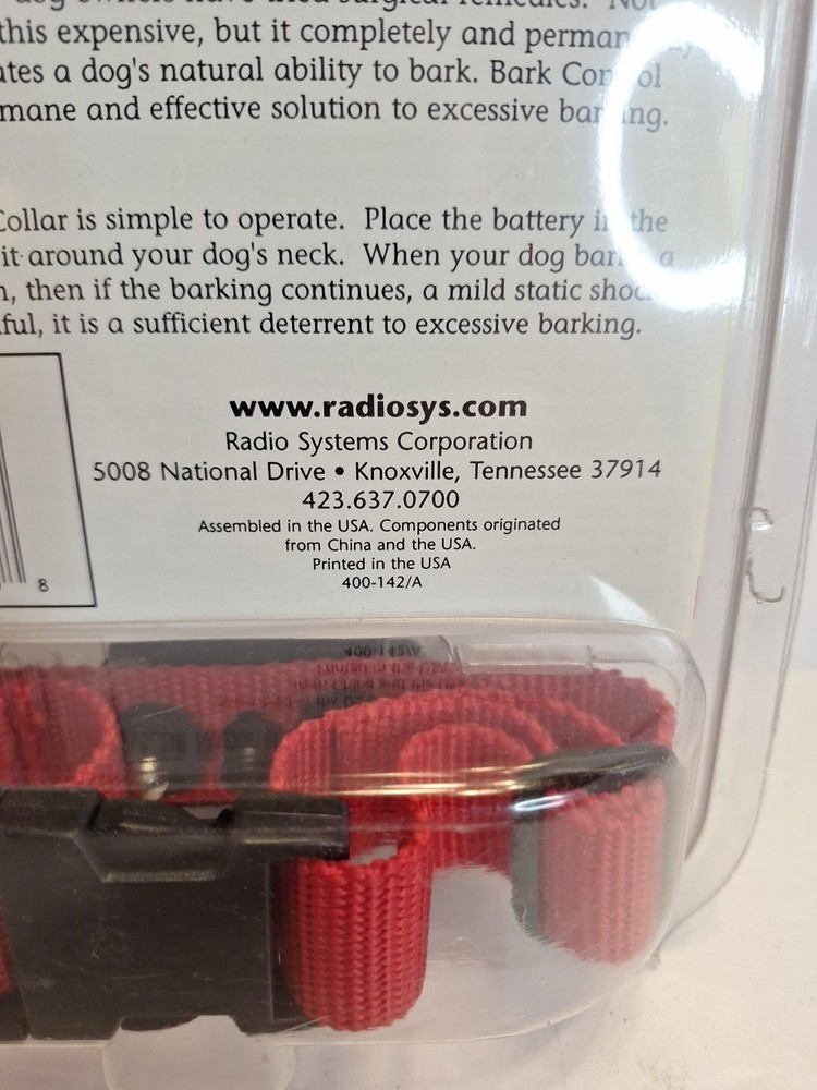 Bark Control Training Collar BC-101 Dog Training System Radio Systems